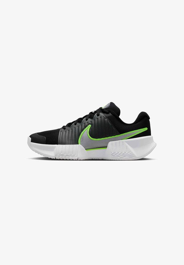 Nike Performance GP CHALLENGE PRO CLAY - Clay court tennis shoes - black anthracite volt white