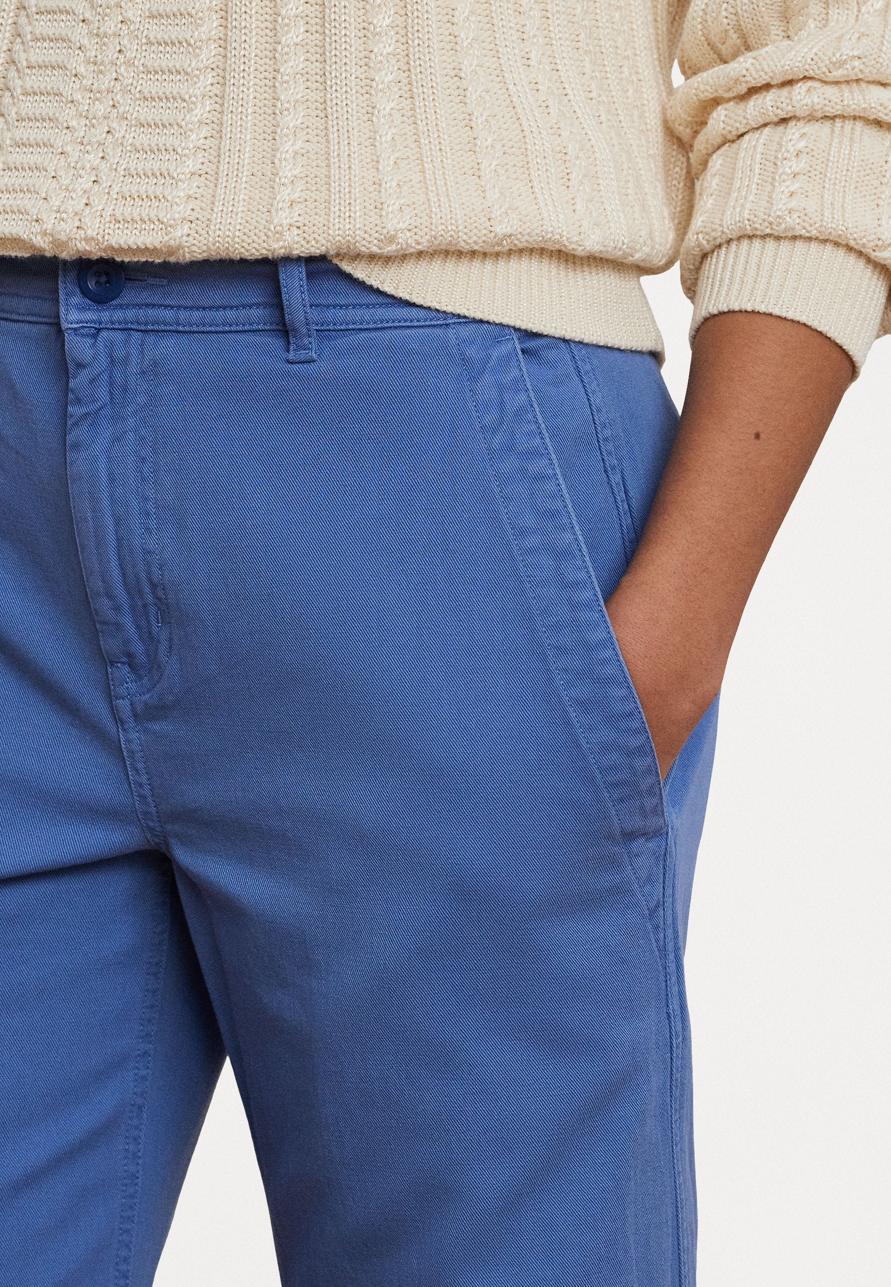 Lauren Ralph Lauren COTTON TWILL WIDE LEG PANT