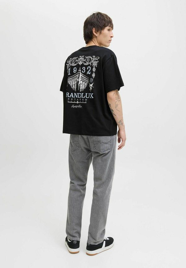 Jack & Jones T- - Print T-shirt - black