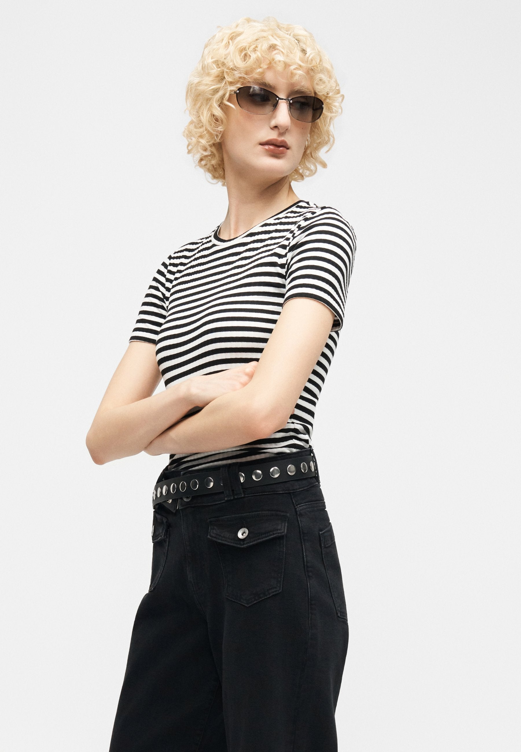Wide-fit ONLHOPE High waist Wide Leg Fit Media 5