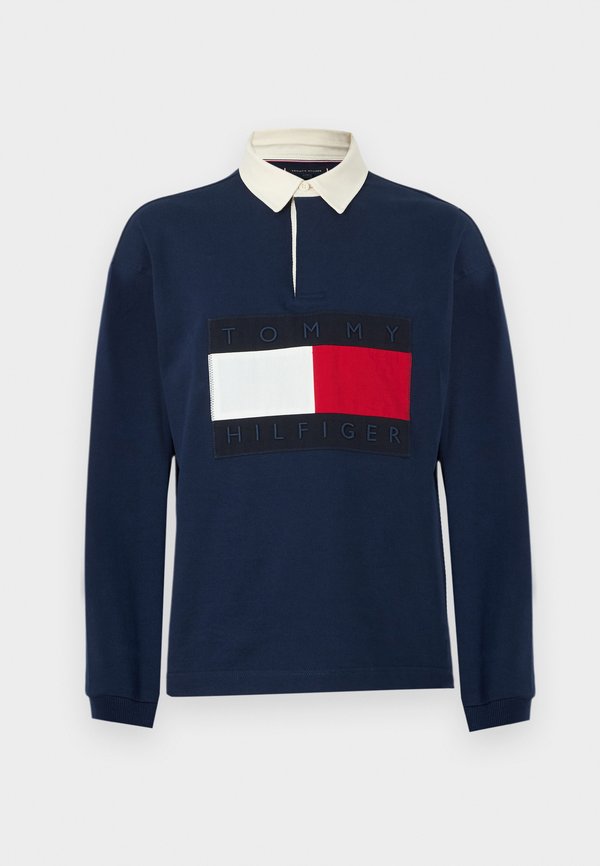Tommy Hilfiger FLAG LOGO RELAXED RUGBY SHIRT