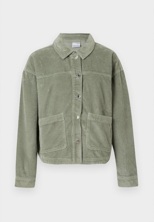 Vero Moda VMJAMIE Corduroy - Summer jacket - green/light green