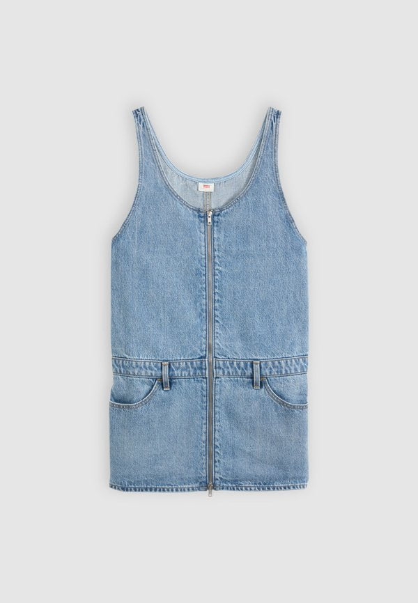 Levi's® MINI ZIP DRESS - Denim dress - not the same skirtall