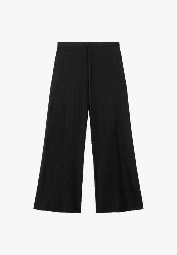Mango ADULT - Trousers - black