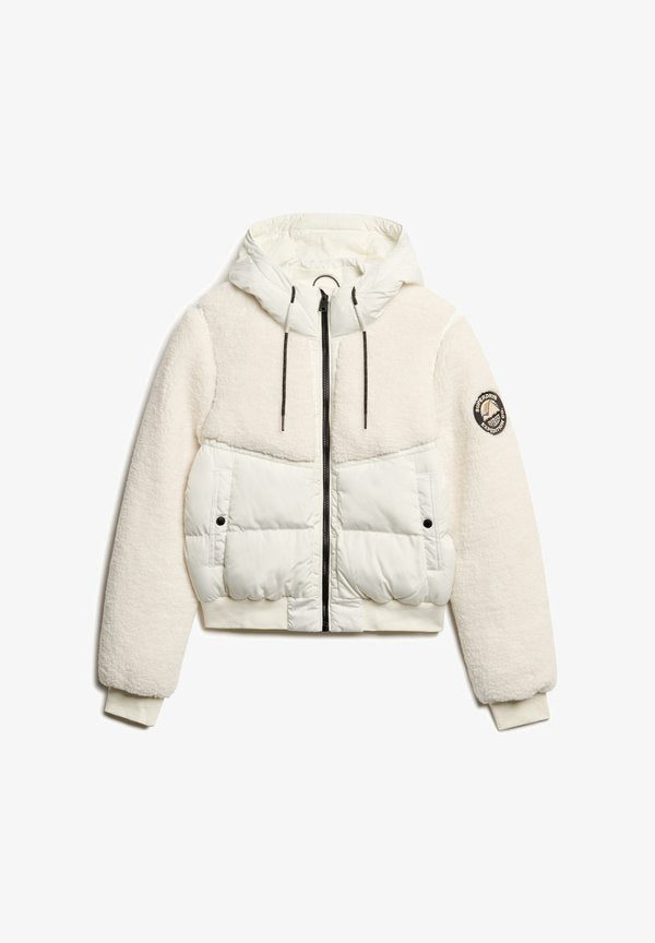 Superdry & Co EVEREST HYBRID - Winter jacket - off white