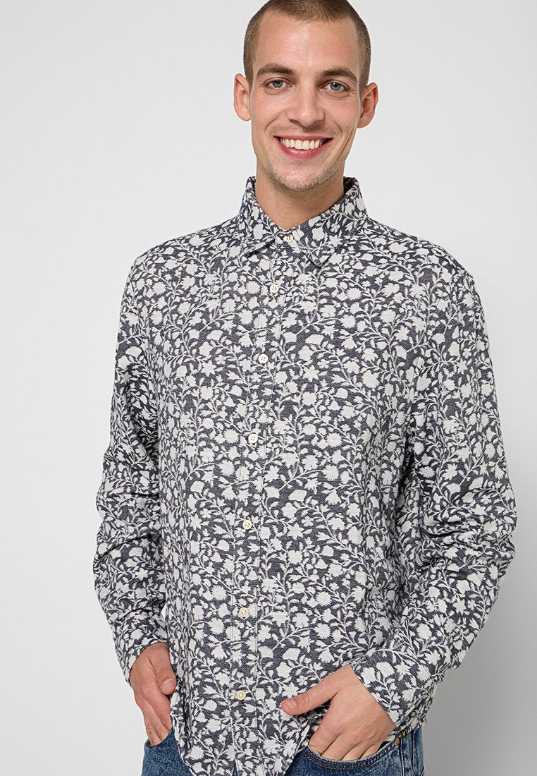 Lyle & Scott FLORAL JACQUARD SHIRT