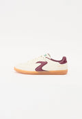 Skechers HOTSHOT - Trainers - natural/burgundy