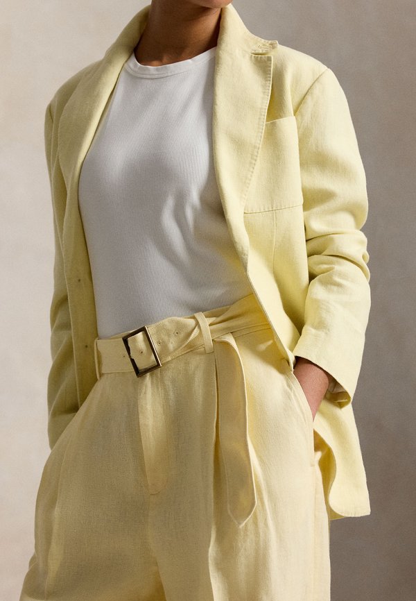 Polo Ralph Lauren BELTED LINEN BACALL PANT