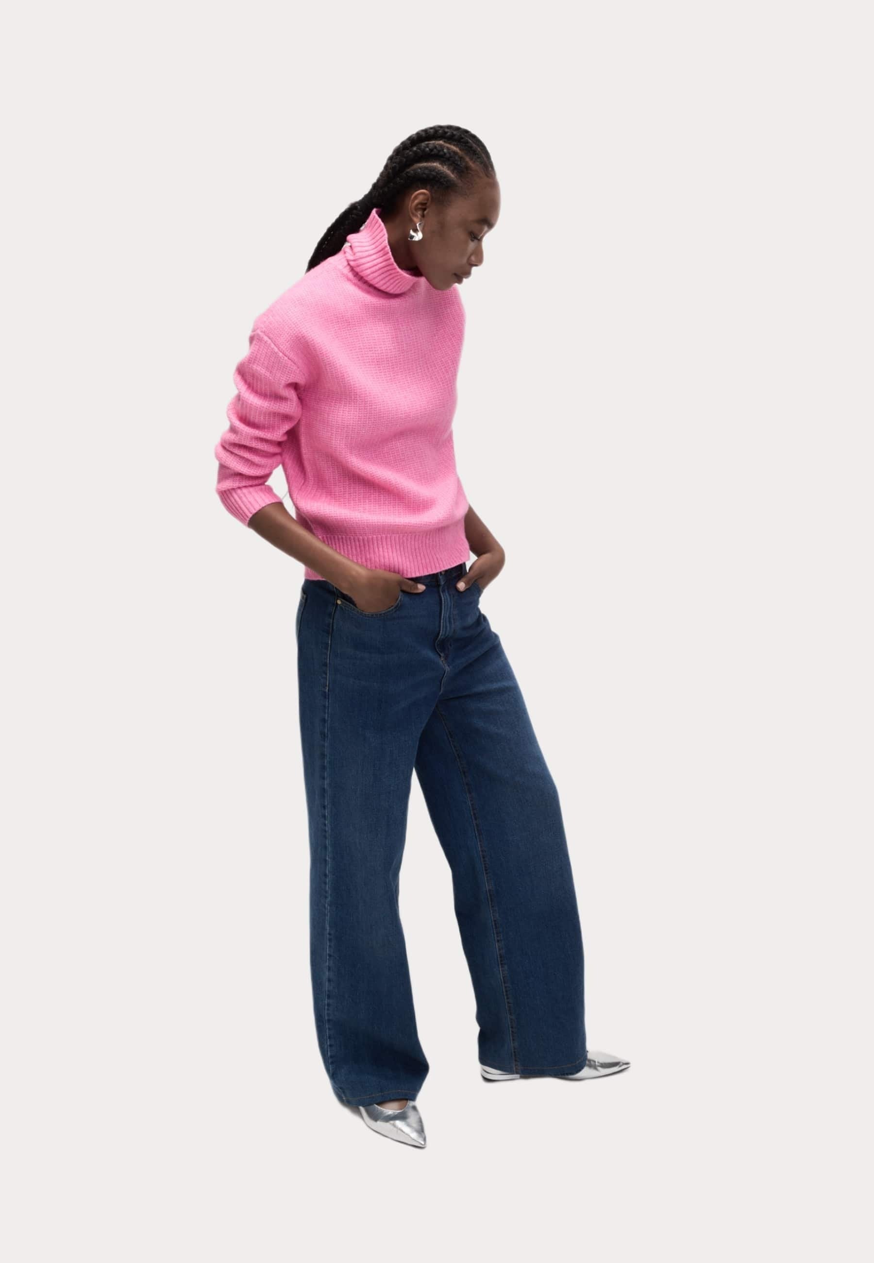 Marks & Spencer CLOUD YARN TEXTURED ROLL NECK