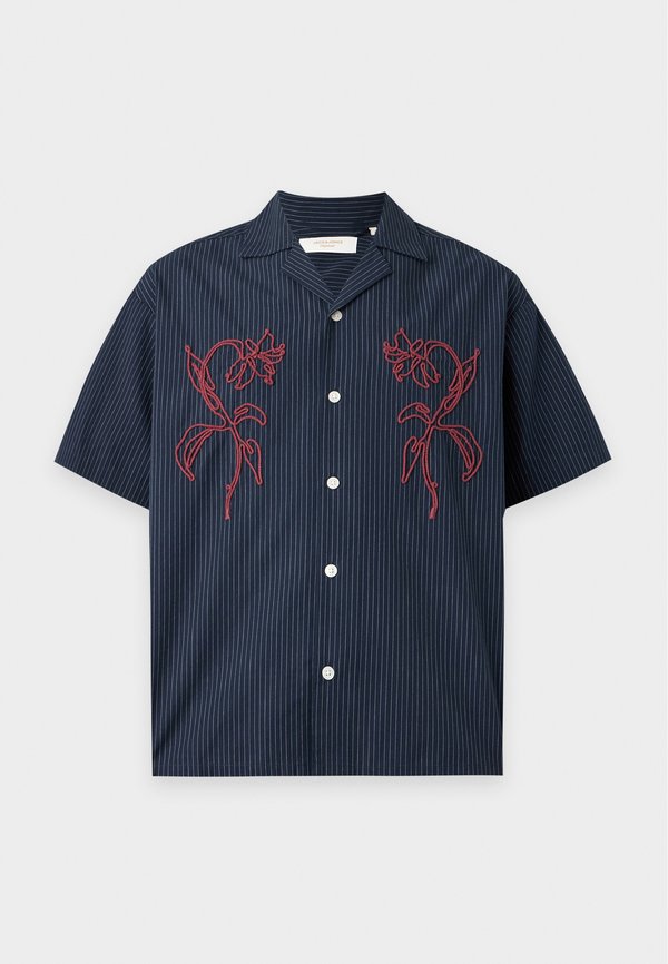 Jack & Jones JORATOCHA EMBROIDERY SHIRT - Shirt - sky captain
