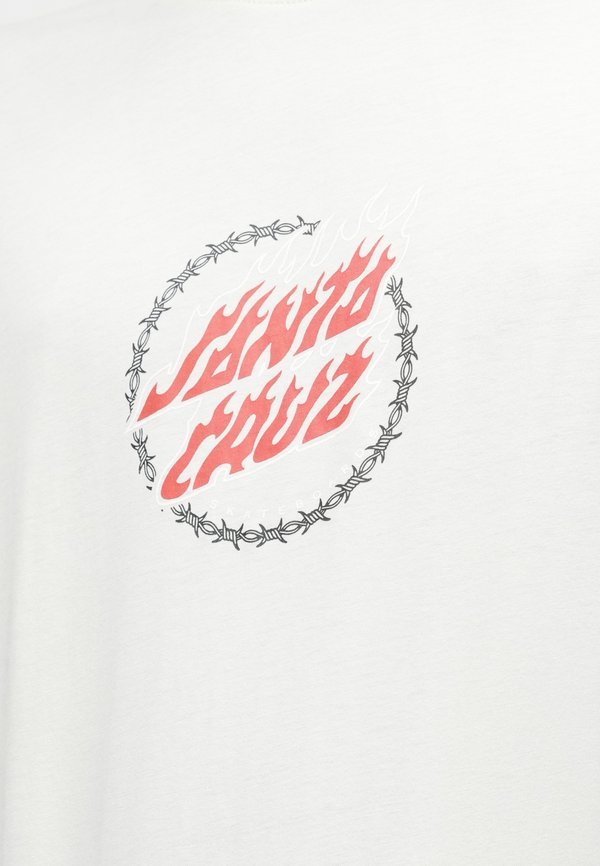 Santa Cruz WIRED FLAME DOT FRONT TEE UNISEX