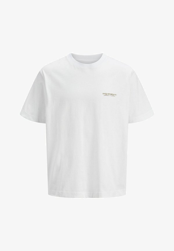 Jack & Jones Backprintet - Print T-shirt - bright white