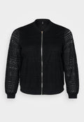 Vero Moda Curve VMCHONEY JACKET - Bomber Jacket - black
