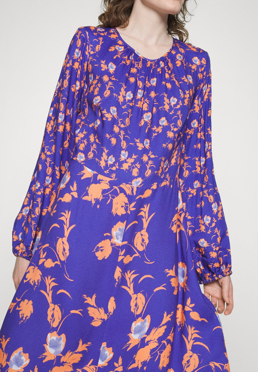 Closet LONDON GATHERED NECK DRESS