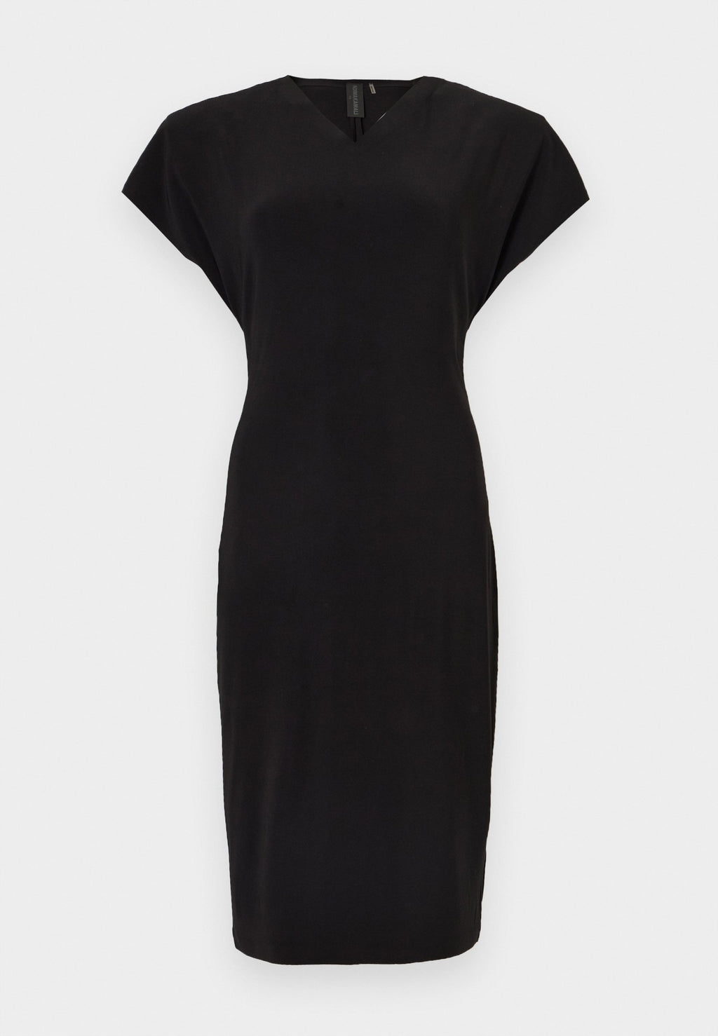 Norma Kamali SLEEVE SHOULDER PAD DRESS TO KNEE