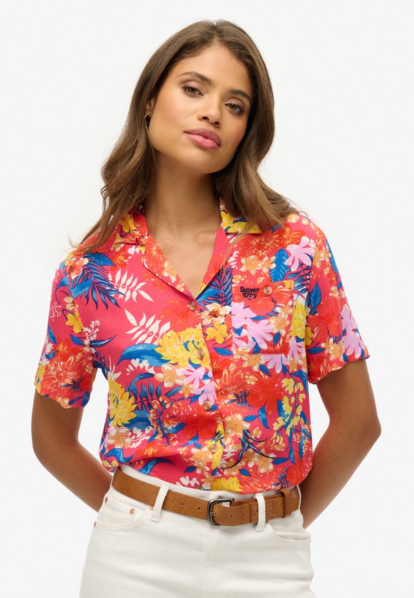 Superdry & Co RESORT - Button-down blouse - pink anemone