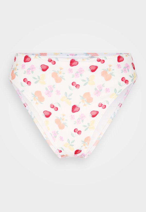 Hollister Co. Curvy High-Leg High-Waist Ribbed Cheeky Bikini Bottom