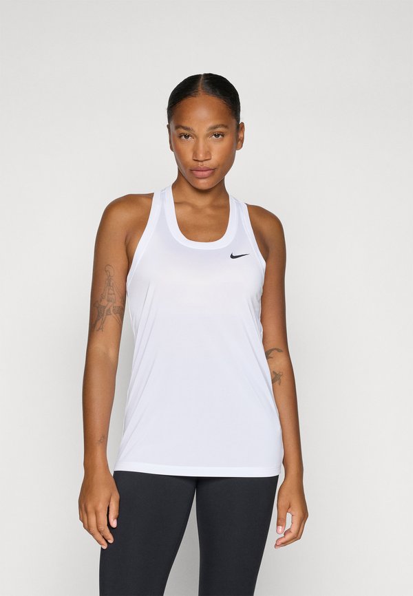 Nike Performance TANK - Top - white/black