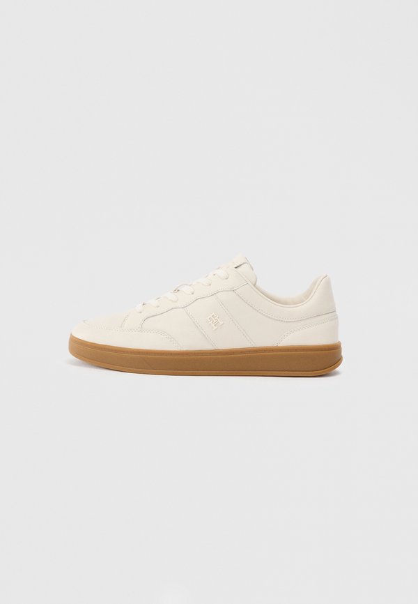 Tommy Hilfiger TH MONOGRAM LEATHER COURT TRAINERS