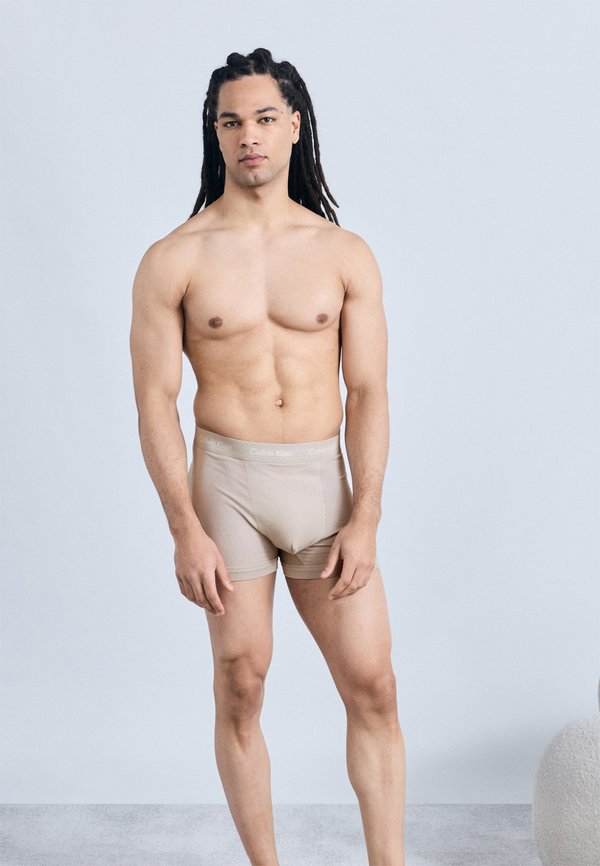 Calvin Klein Underwear 3 PACK - Trunks - classic blue/porpoise/black