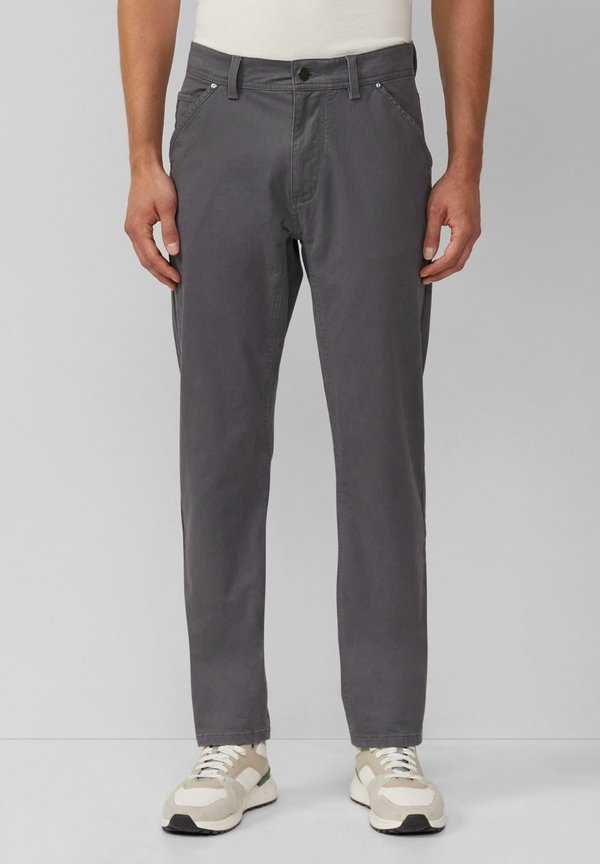 s.Oliver TWILL MIT ZIERNAHT - Straight leg jeans - schiefergrau