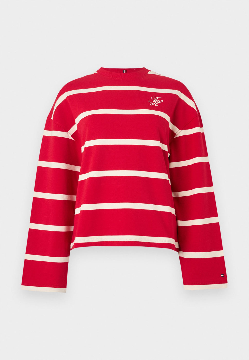 LOGO EMBROIDERY TERRY CREW NECK SWEATSHIRT Media 1