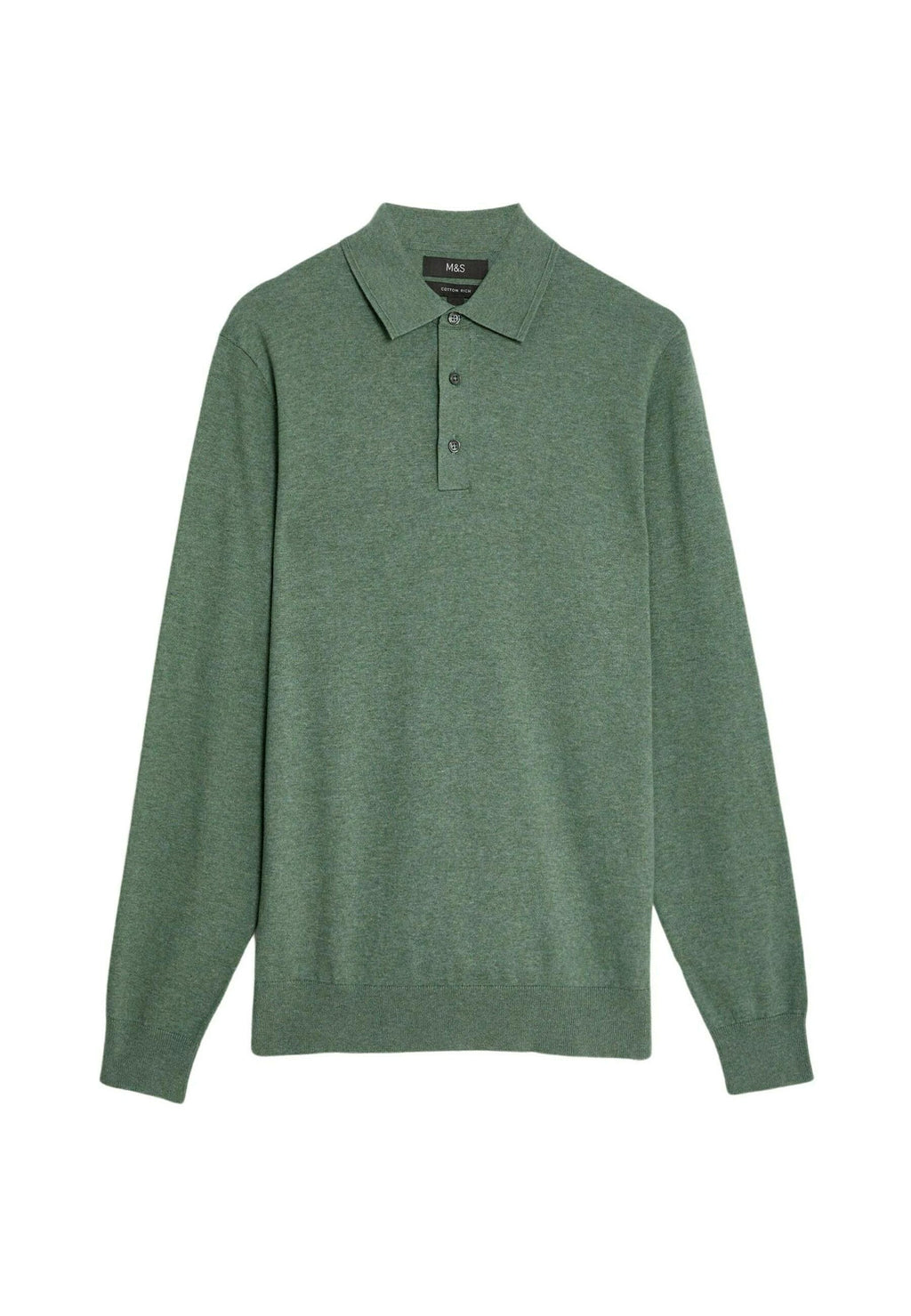 Marks & Spencer Cotton Rich Tipped Knitted