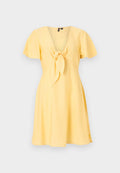 Vero Moda VMVIRA DRESS - Day dress - golden-coloured haze