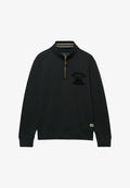 Superdry & Co SUPERDRY TONAL HALF ZIP SWEATSHIRT.. - Sweatshirt - washed black