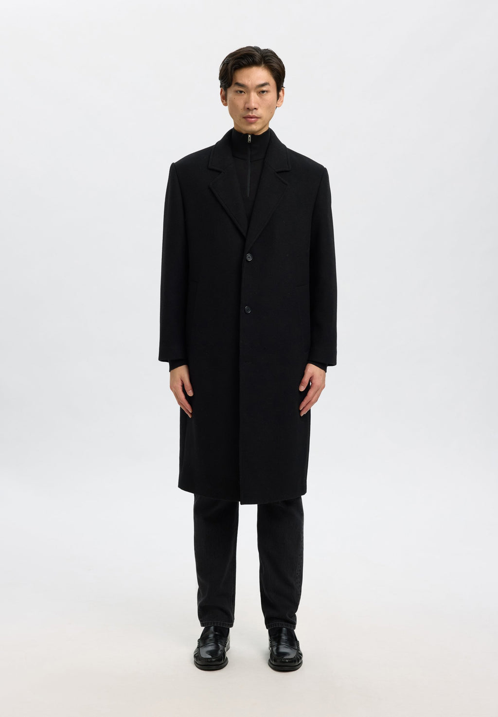 Selected SLHBERG LS HALF ZIP NOOS