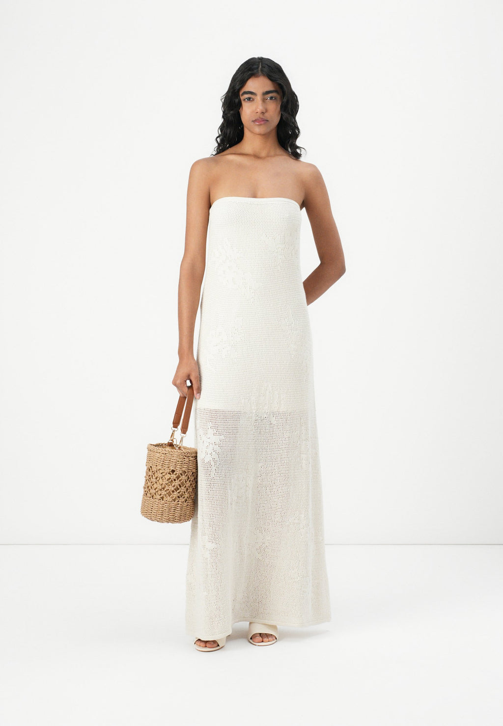 Abercrombie & Fitch STRAPLESS MAXI DRESS