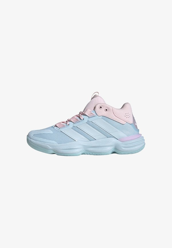 adidas Performance ADIDAS PERFORMANCE COURT STABIL INDOOR SHOES - Volleyball shoes - crystal sky   crystal sky   distilled pink