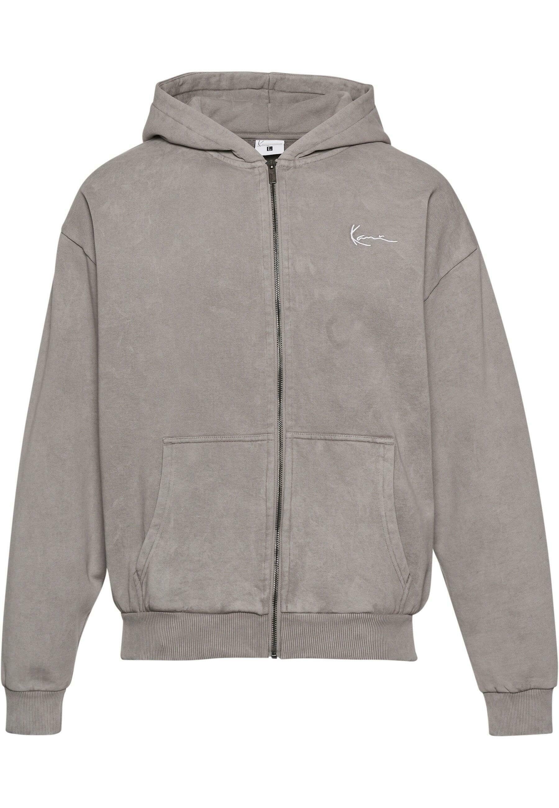 Karl Kani CHEST SIGNATURE OS WASHED HEAVY SWEAT WOLF FULL ZIP