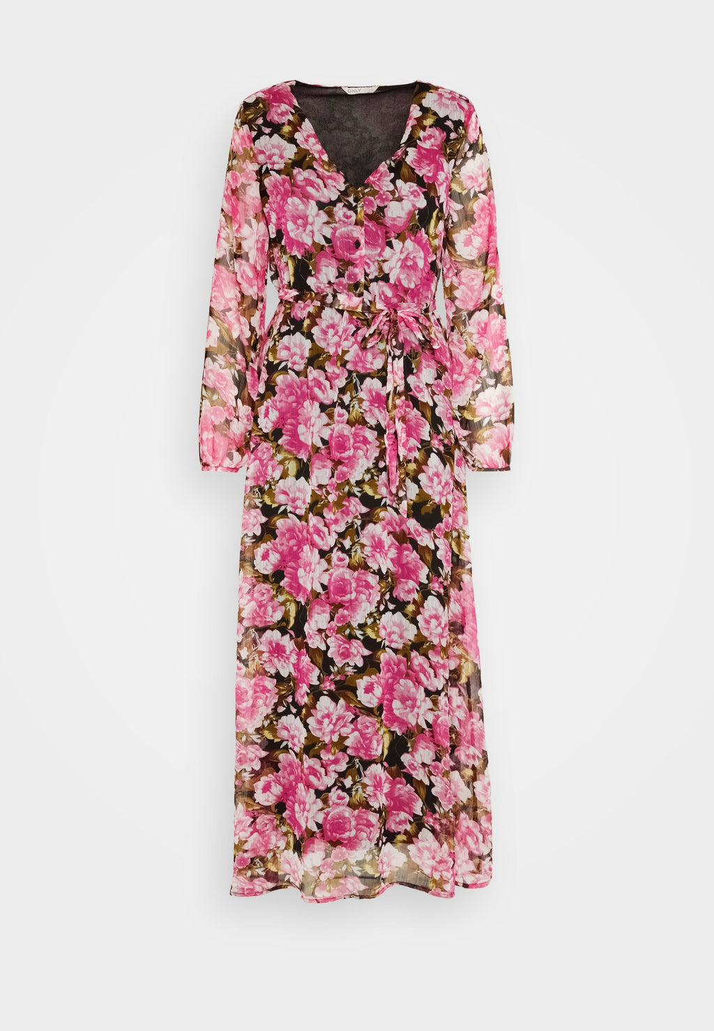 ONLSAGA V NECK BUTTON DRESS Media 1