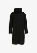 TOM TAILOR COSY MIT WAFFELSTRUKTUR - Jumper dress - deep black