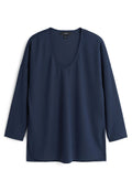 Next SCOOP NECK LONG SLEEVE RIBBED BLOUSE