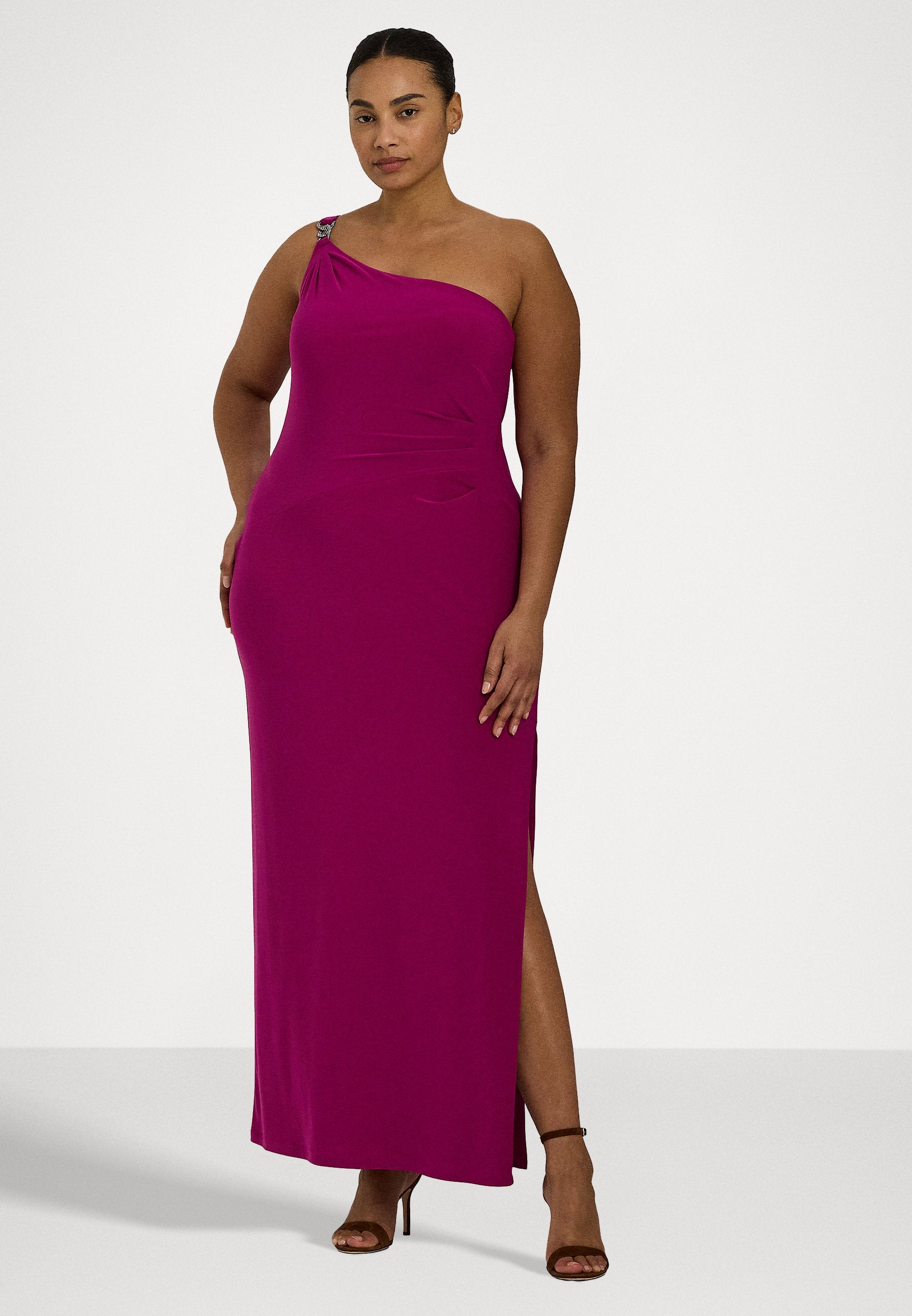 Lauren Ralph Lauren Woman JERSEY ONE-SHOULDER GOWN