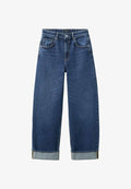 Mango Straight leg jeans - dark blue
