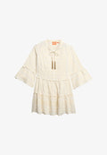 Superdry & Co IBIZA TIERED - Day dress - dusty ecru