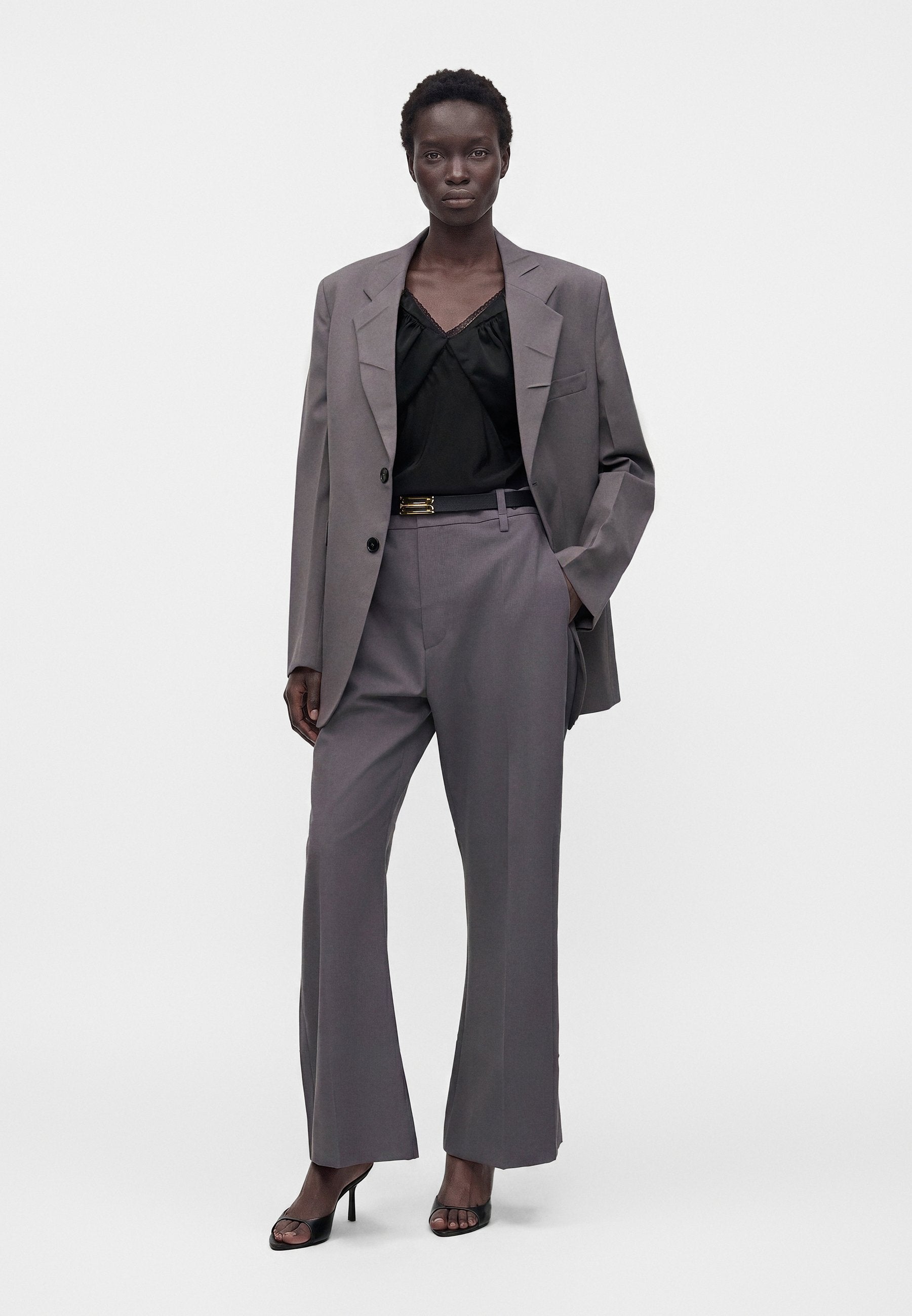 Victoria Beckham STEP COLLAR TAILORED JACKET