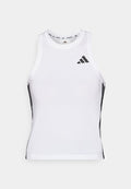 adidas Performance TANK - Sports T-shirt - white/black