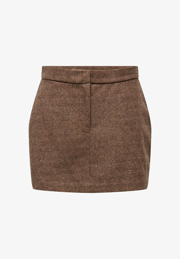 ONLY ONLIMMY Short - A-line skirt - chestnut