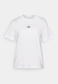adidas Sportswear ESSENTIALS SMALL LOGO - Basic T-shirt - white/black