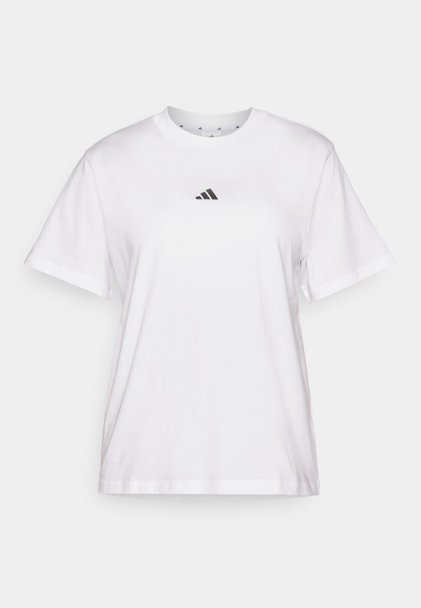 adidas Sportswear ESSENTIALS SMALL LOGO - Basic T-shirt - white/black