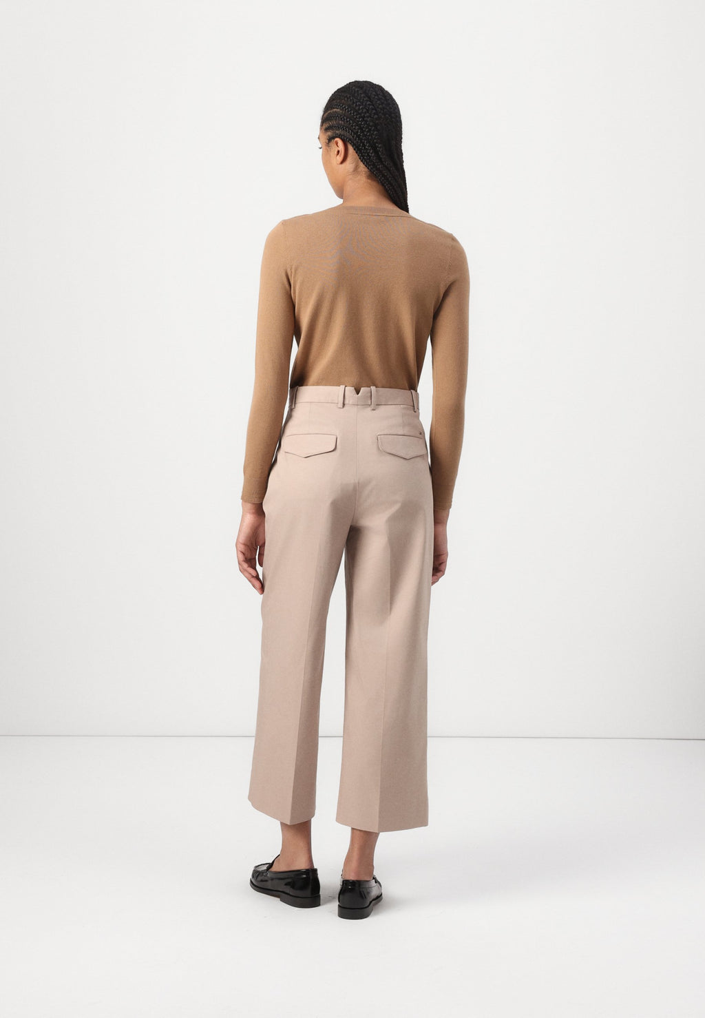 WIDE LEG ANKLE PANT Media 4