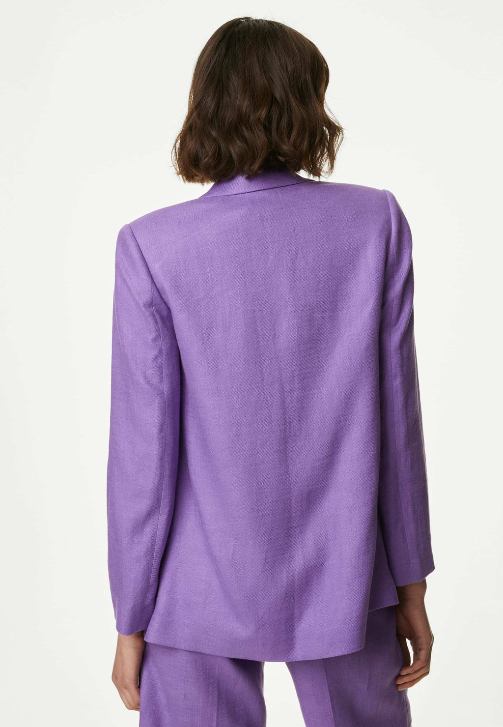 Marks & Spencer RELAXED LINEN BLEND SINGLE BREASTED