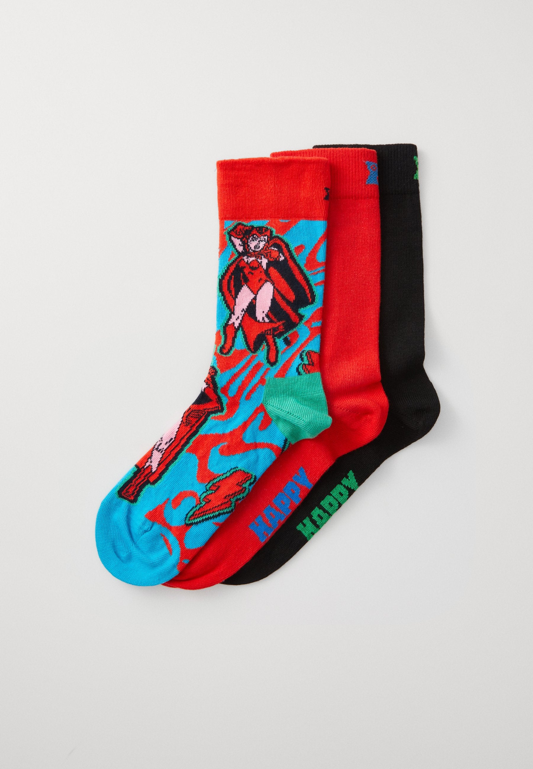 Happy Socks SOLID SCARLET WITCH UNISEX 3 PACK