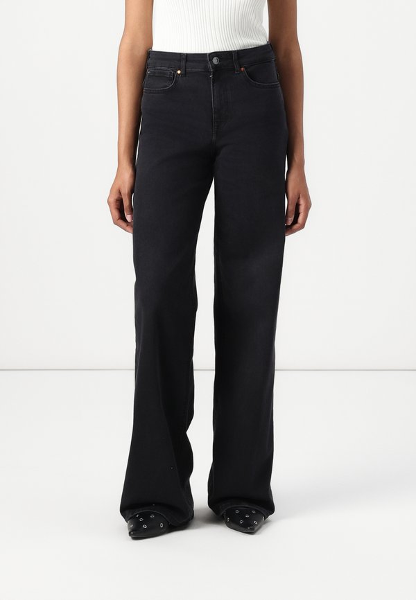 ONLY Wide-fit ONLMADISON High waist Wide Leg Fit - Wide Leg - washed black
