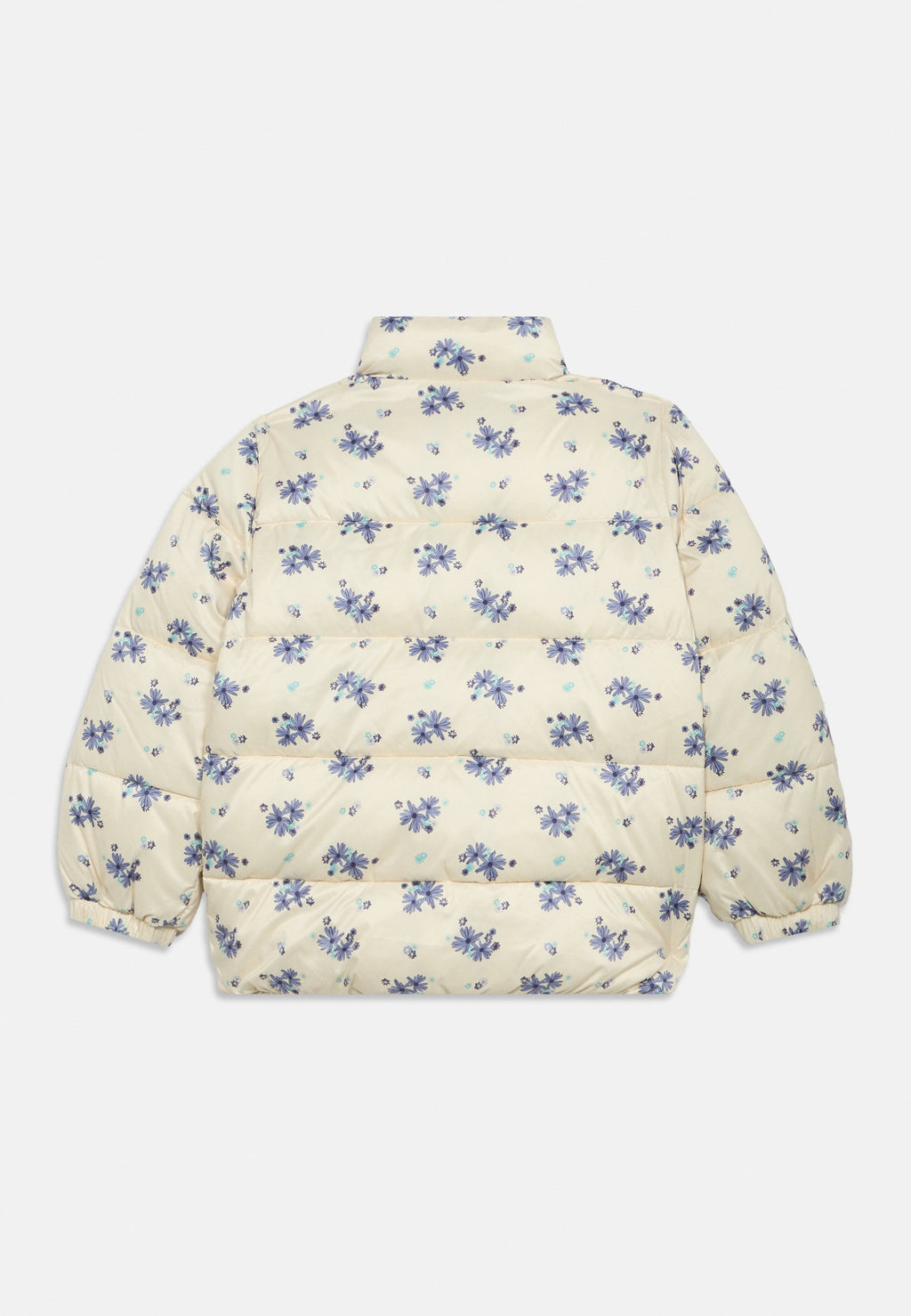 FLORAL PRINT REVERSIBLE RELAXED PUFFER JACKET Media 2