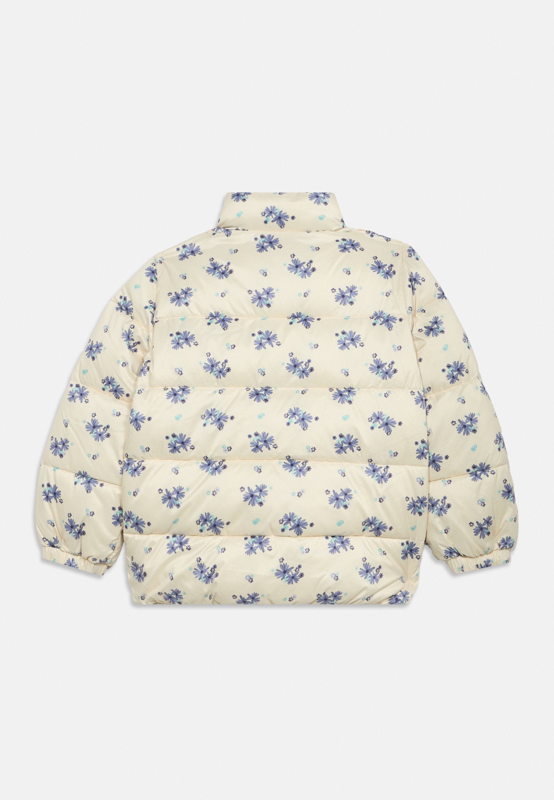 FLORAL PRINT REVERSIBLE RELAXED PUFFER JACKET Media 2